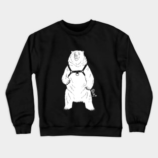 Big gay leather bear Crewneck Sweatshirt